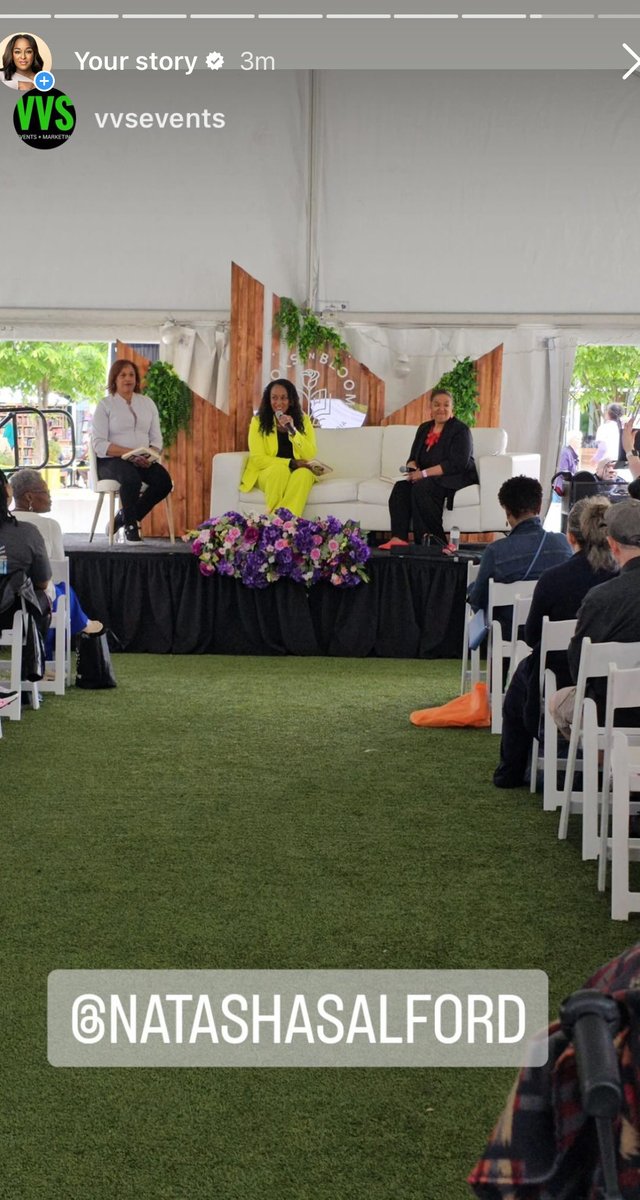 Just a few shots from today’s #BooksInBloom 🌸💜🌸 Festival in Columbia, MD! I hit the stage to talk about @AmericanNegra 📖 and got so much love from people who connected with the story. 🙏🏾 Thank you for making me feel like family Howard County, Maryland! 💜💐