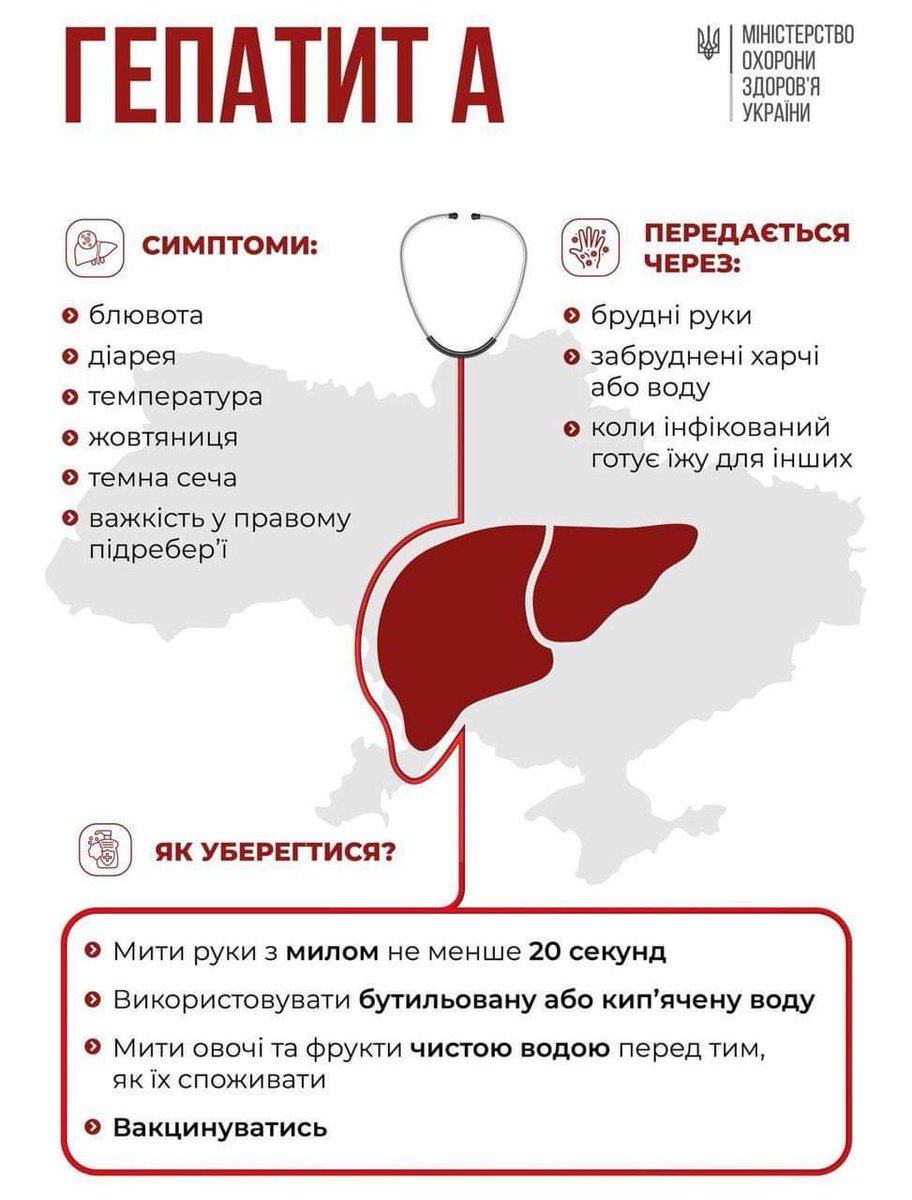 W Kijowie wybuchła epidemia wirusowego zapalenia wątroby typu A alarmuje ministerstwo zdrowia ukrainy