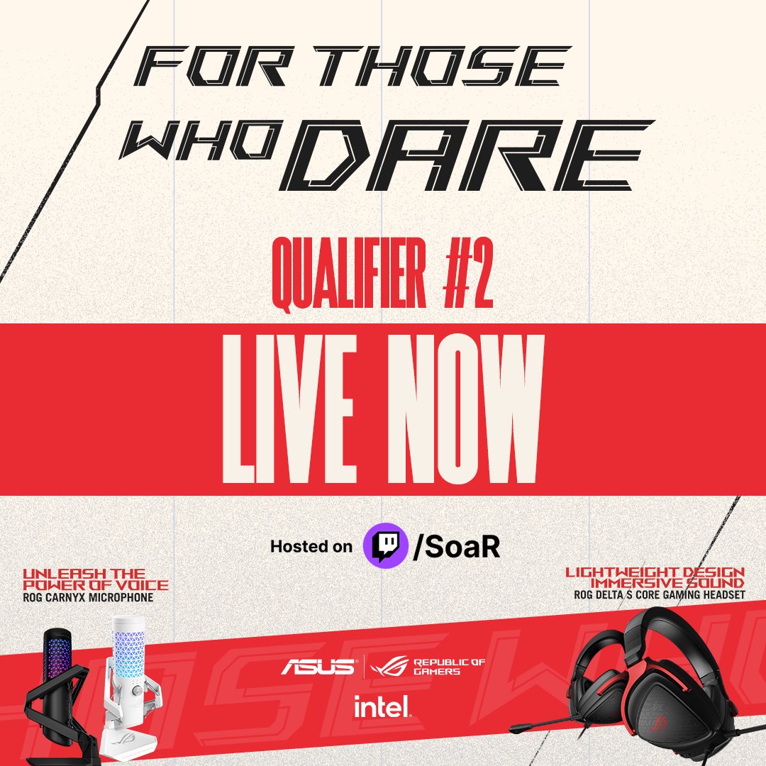 We're live with more Apex Legends and live giveaways! 💥🎁 Join the stream and support your favorite teams for a chance at $25,000 grand prize LAN finals 😱 Watch 👉 us.rog.gg/FTWDApex24-Qua…