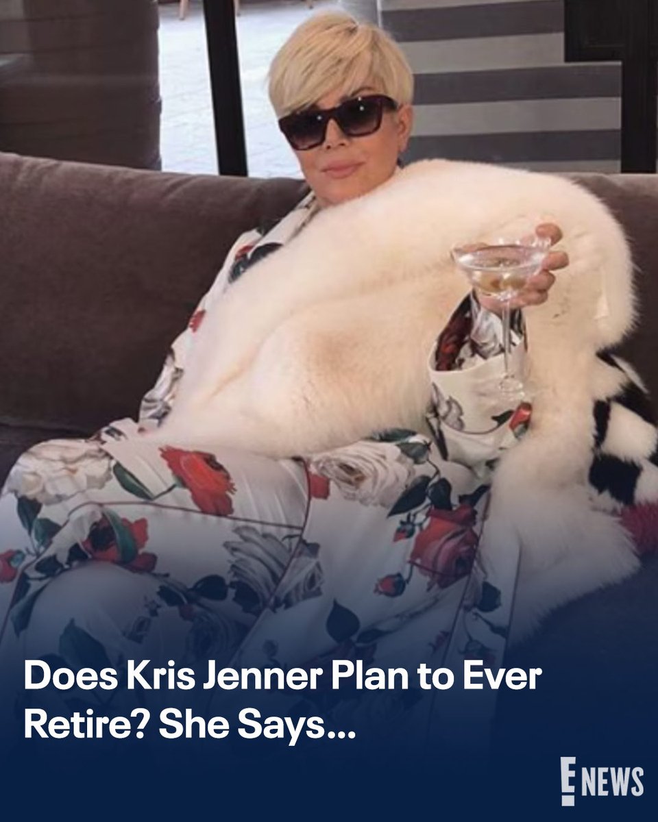🔗: enews.visitlink.me/b5X7zy Grab a martini because Kris Jenner is sharing her future plans. (📷: Instagram)