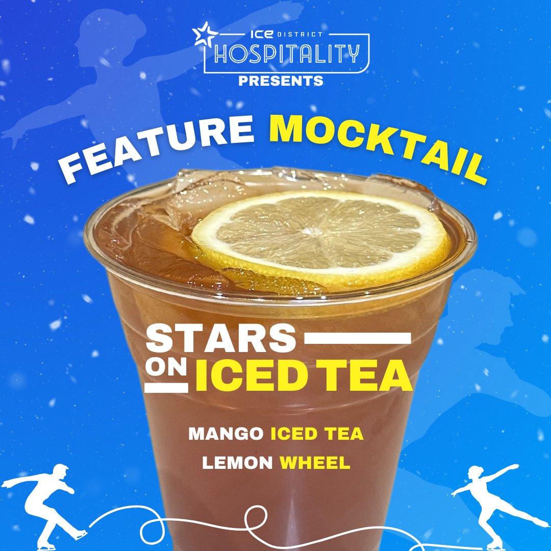 🍹 Treat yourself to a delicious mocktail during @StarsOnIce!⁠ Available at all bars and concessions.