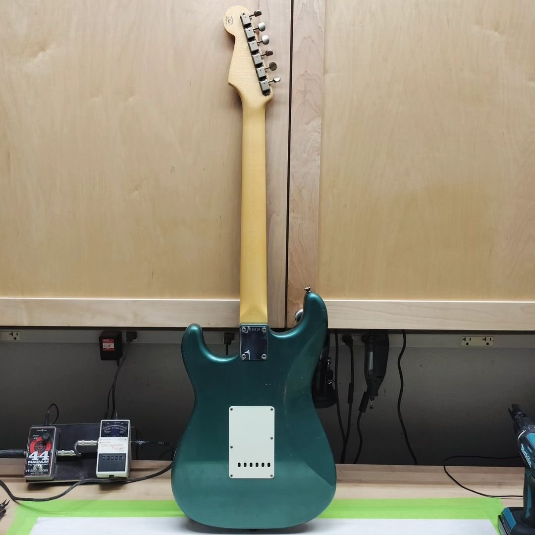 It's finally #Straturday! Check out this '59 Sherwood Green Metallic Journeyman Strat from Jason Smith.