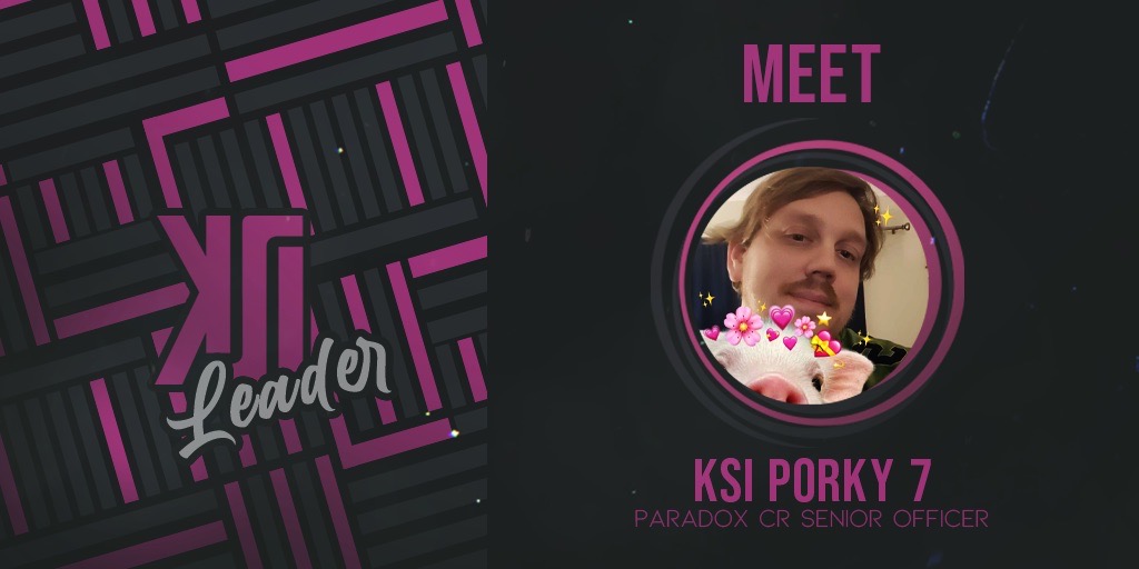 KSIGlobal's tweet photo. “Porky is always in a good mood. Talking to the squad daily, recruiting, game nights, etc. Whatever the squad needs, he is always happy to help and he brings a smile to along with it!” - KSI Slick 7

#SpotlightSaturday https://t.co/IRXYgjNFBK