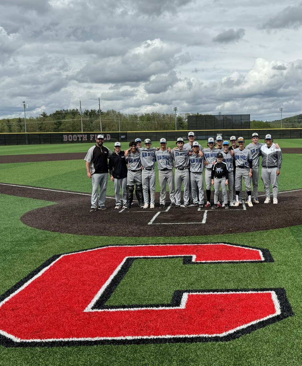 Solid 7-0 win today as the boys faced a hard throwing lefty who is committed to Cornell! Sherman 2-3, 2B, RBI! Rightmyer 2-4, 2B, 2 RBI’s, R! Maxwell with a bomb HR! Dunn 6 IP, 1 hit, 6 K’s! @BCSDBlueDevils @PickinSplinters @PrimetimeBall_ @baseballsectv @jjDandC @gametime585