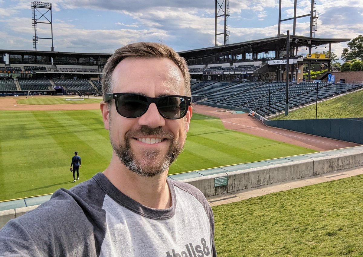Happy Saturday from Truist Stadium, home of the @WSDashBaseball! This is ballpark #85 for me, and I'm thrilled to be back in North Carolina. Excited to explore this beautiful ballpark tonight.