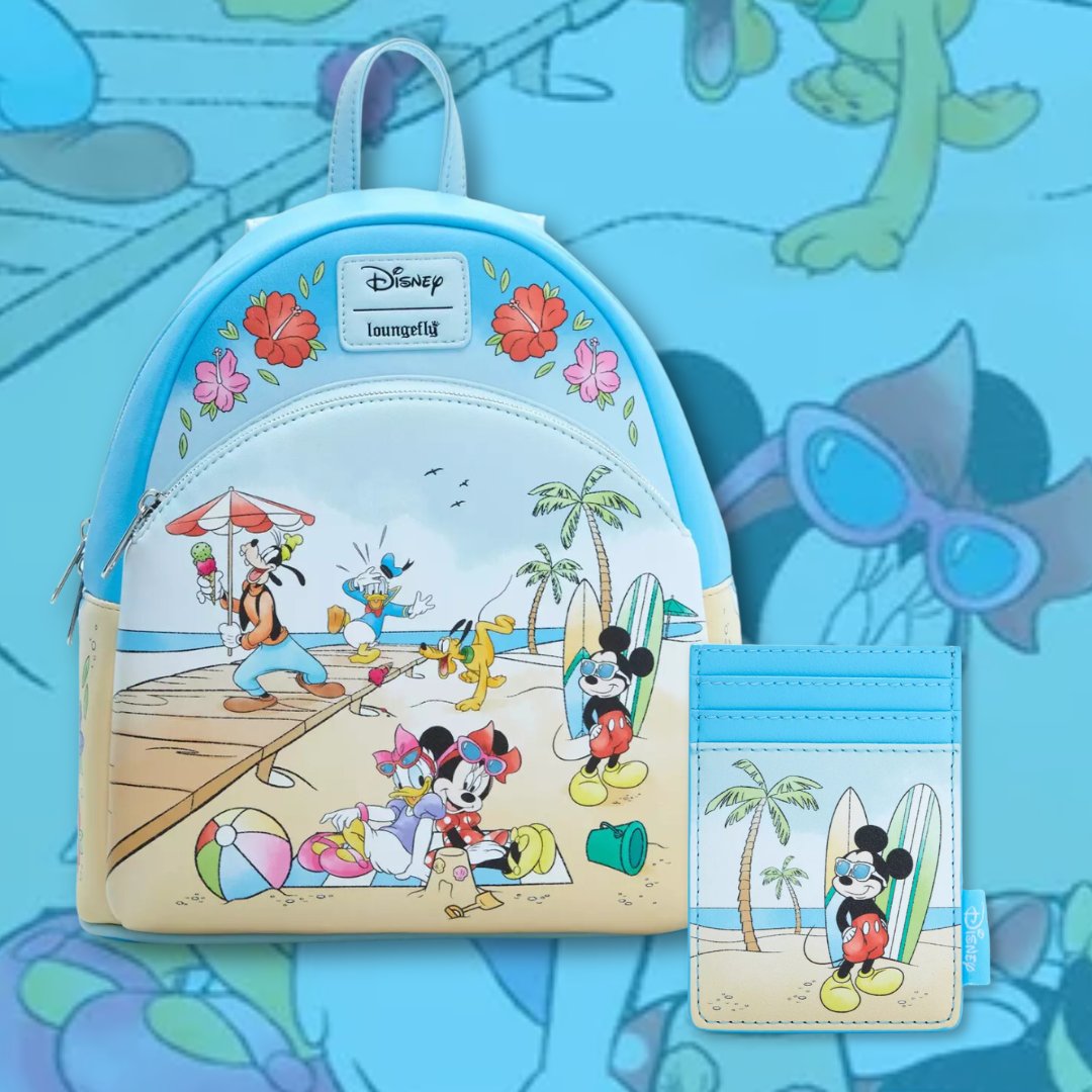 New! Pre-order: Loungefly Disney Mickey Mouse And Friends Beach Day Mini Backpack Exclusive

💎 Only available at Hot Topic

Backpack ➞ lfyn.ws/qbjr

Card Holder - lfyn.ws/whwp