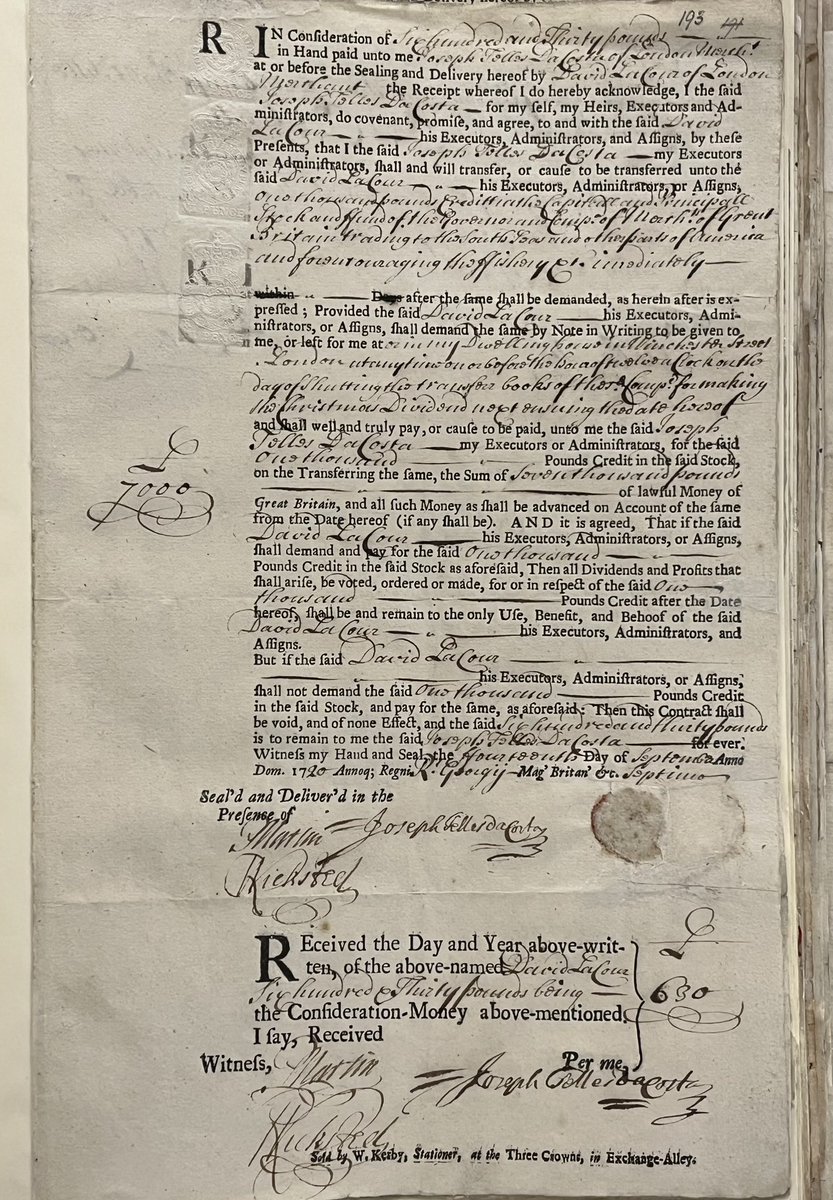 One for <a href="/WGoetzmann/">William Goetzmann</a> : a call option on South Sea stock, September 1720