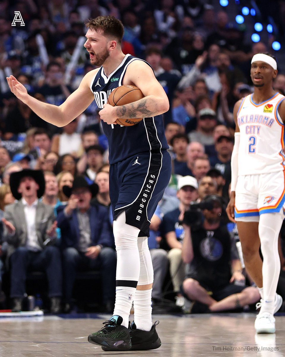 The Mavericks take the 2-1 series lead over the Thunder and defend home court. ◽️Luka Dončić: 22 PTS, 15 REB ◽️Kyrie Irving: 22 PTS, 7 AST ◽️P.J. Washington: 27 PTS, 6 REB