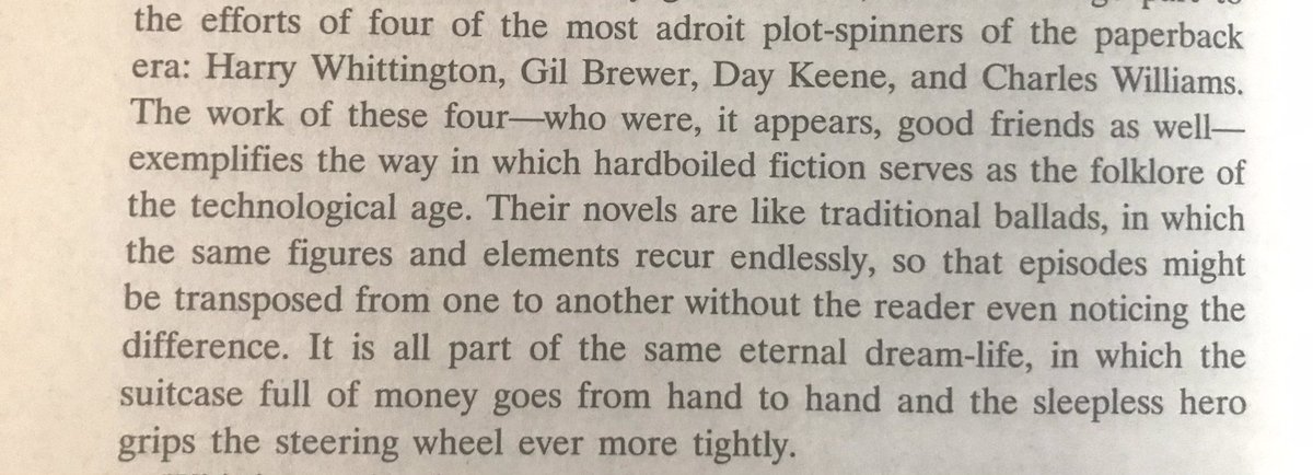 Geoffrey O’Brien on hardboiled fiction as “the folklore of the technological age”