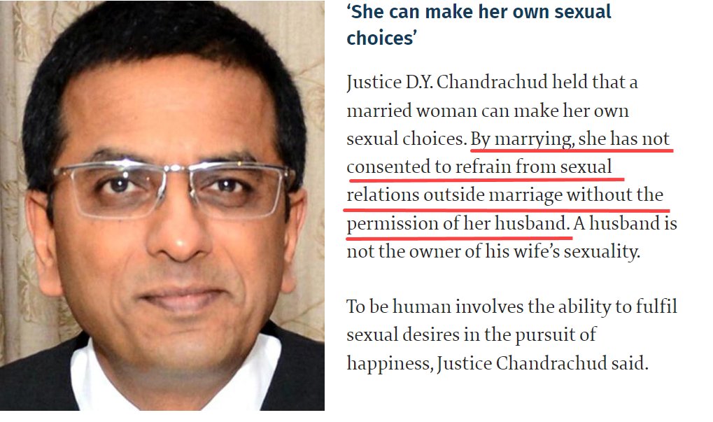 And here is how Feminists turn into Adultery Apologists 🤦.

If it was a man who was caught red handed by wife then the arguments wud have been different. 

#FeminismIsCancer 

#MarriageStrike until @BJP4India overturns stupid judgement by #NotMyCJI