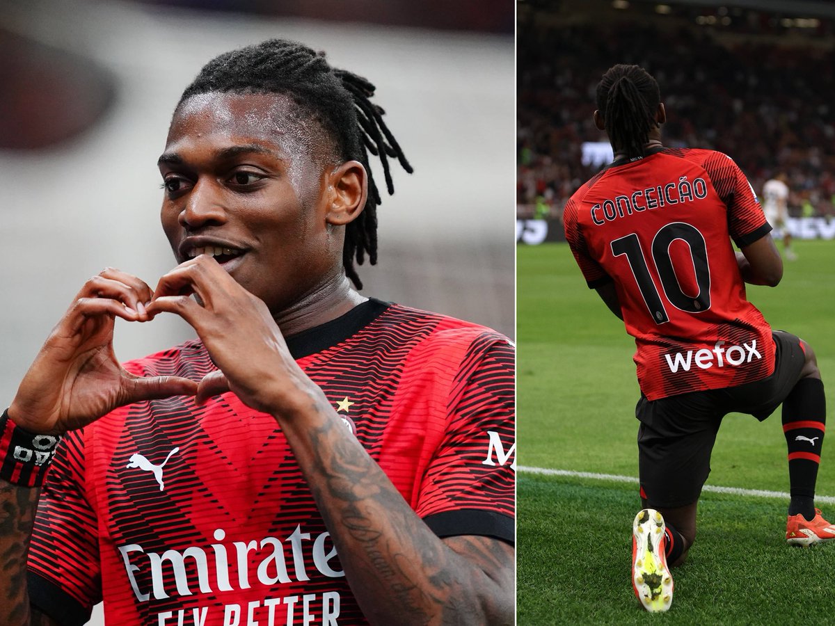 Pioli’s too funny 😂

“If I would’ve seen the last name on Leao’s kit I wouldn’t have let him play.” 

For Mother’s Day, Milan players put the maiden name of their moms on their jerseys.

Conceicão has been linked with taking over the Milan coaching job 😆