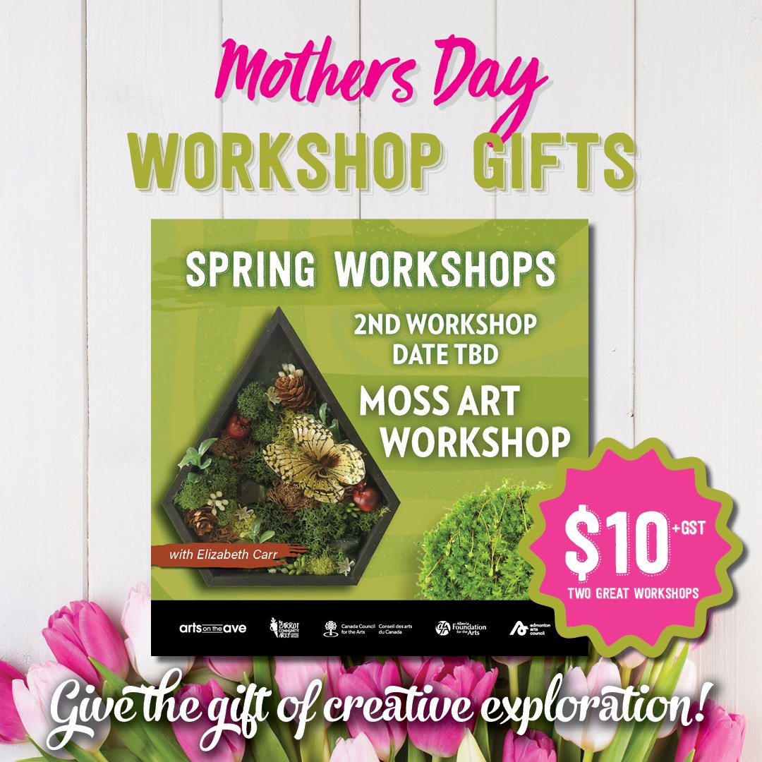 Still searching for the perfect Mother's Day Gift? 🌸 Celebrate Mother's Day with the gift of creative exploration! Treat the mom in your life to our two incredible workshops, perfect for igniting her artistic passion and nurturing her creativity! 🎨