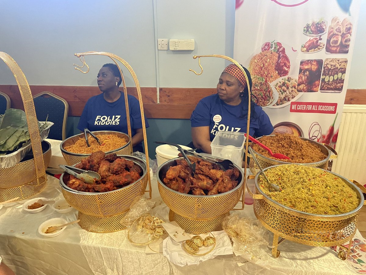 Fantastic Nigerian food market in our hall today- what a vibrant youthful community