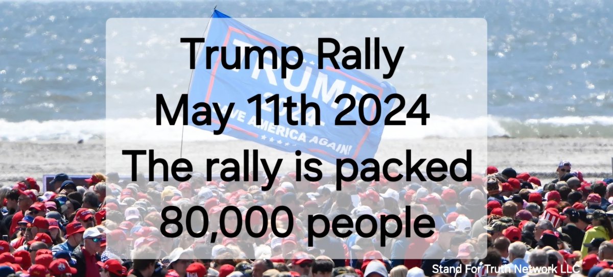 This Trump Rally has 80,000 people..🔥🔥🔥🔥🔥