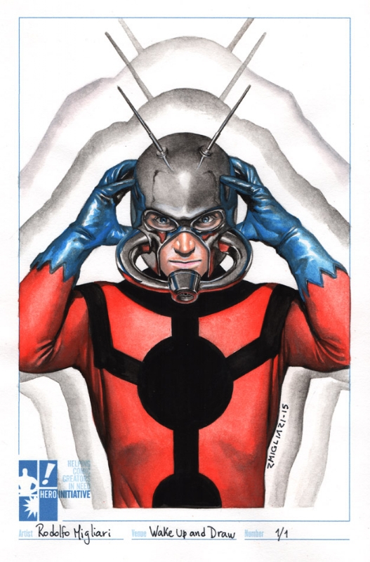 #antman artwork by #RodolfoMigliari