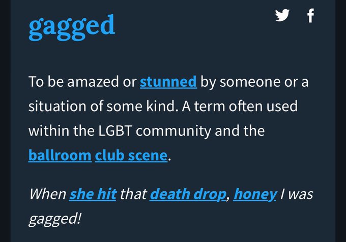 Guys the term “gagged” I used the other day was in a positive way… I’m literally one of the biggest swifties…