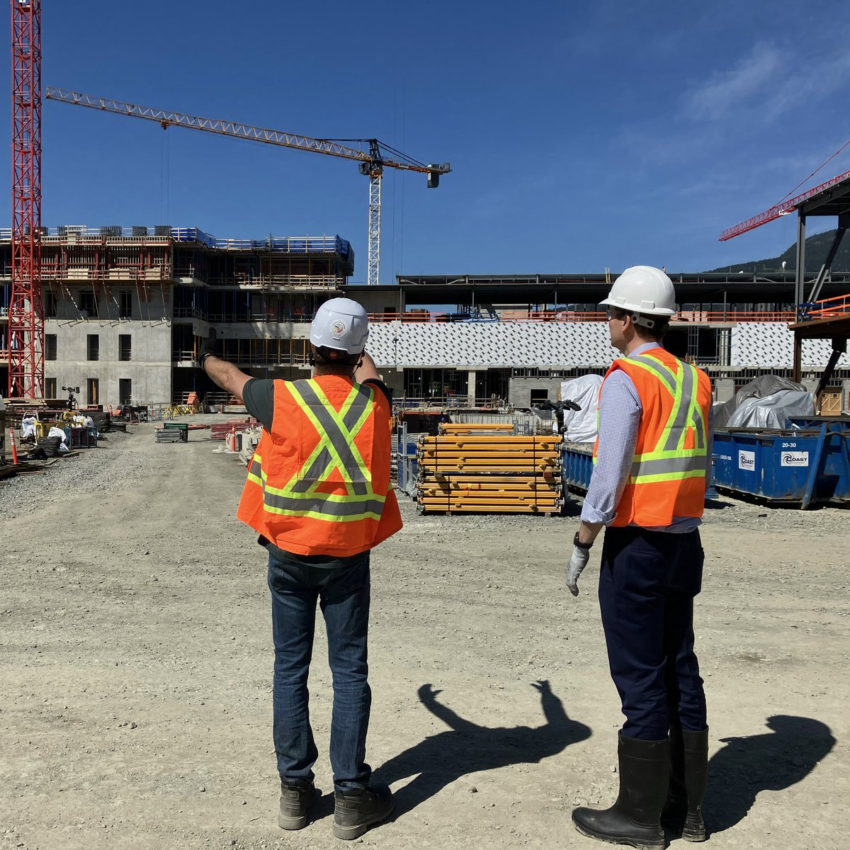 Today I toured the Cowichan Valley District Hospital replacement project site. Glad to see the care put in to the build, and the progress being made. Looking forward to the day it opens and expands access to vital health care services for people in the Cowichan Valley. #CVRD #BC