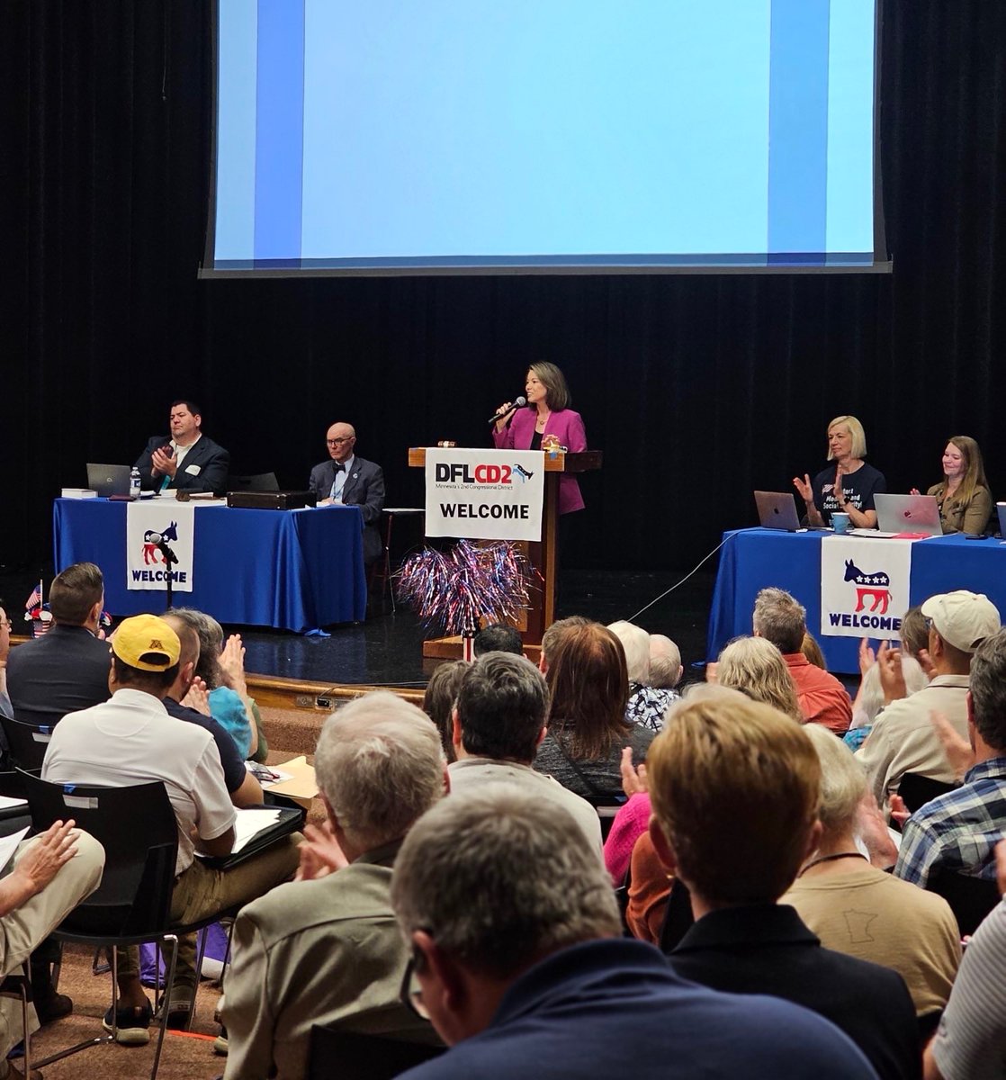 Thank you to all the delegates at today’s #MN02 DFL Convention for the trust you continue to place in me. I’m proud to have earned your endorsement, and I’m energized to take the fight to MAGA Republicans this Fall. On to November!