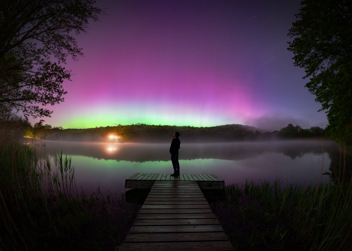 Last night was odd #Auroraborealis