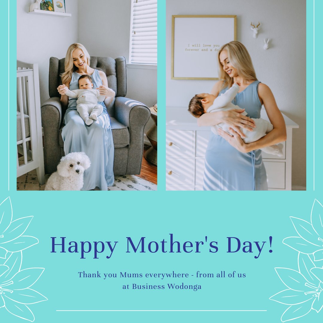 Business Wodonga wishes each and every mother a very happy Mother's Day.  Enjoy your day.   We hope that if you are not having breakfast in bed, you are out with family enjoying time with with them.