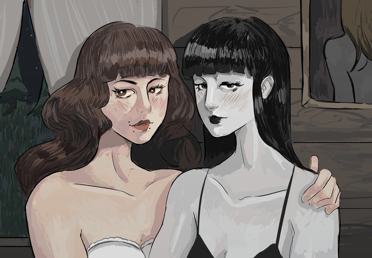 ShiningMoon64's tweet photo. Marina and Samarie Fanart 👩🏻‍🤝‍👩🏻 #FearandHunger #funger #fearandhungertermina https://t.co/5z3h7lZFES