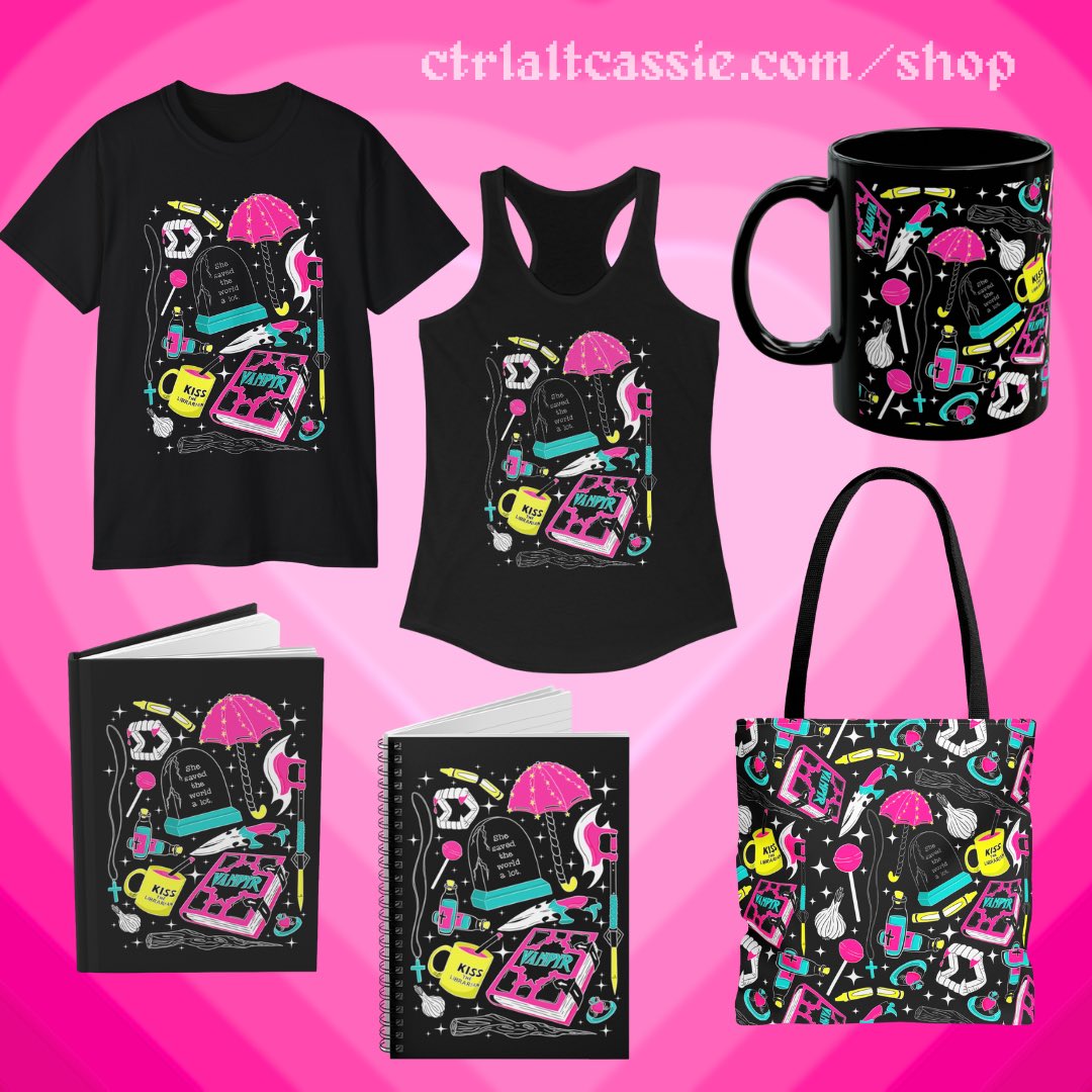 Hi &amp; happy Saturday! I live in my car &amp; we have a few 90+ degree days this week, so I’d love to make a few sales for extra gas $$ (running the AC drains it a lot between deliveries!) 🙏 Any help boosting this would also be super great (and it’s free!) 

ctrlaltcassie.com/shop