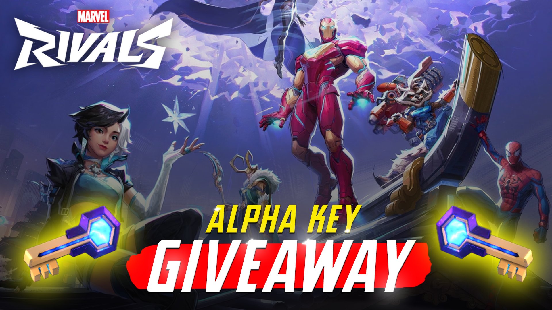 dekkster on X: “🚨 MARVEL RIVALS ALPHA KEY GIVEAWAY 🚨 - Follow 