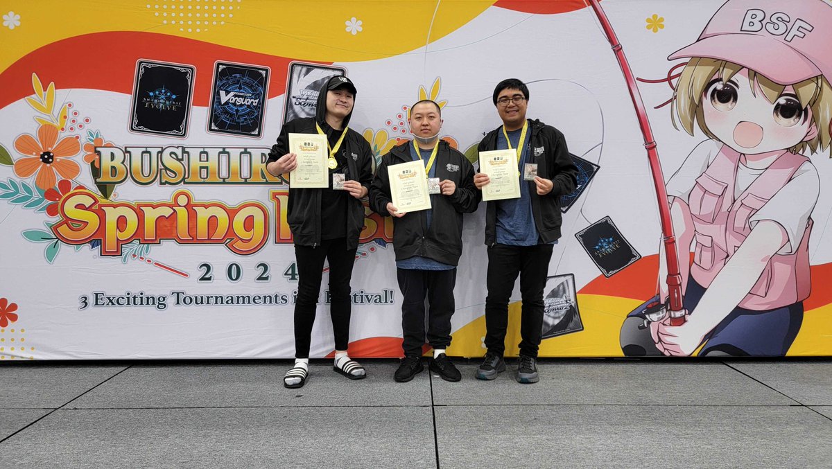 BushiroadEvents's tweet image. 🌸 BSF 2024 🌸

Here are your champions of Bushiroad Spring Fest Duluth, GA (USA) for Weiß Schwarz! 🎉 

🏅 HUNGRY
🥈 Where&apos;s Finisher
🥉 Viet Coffee w/ Crystal Popa

#Bushiroad #BSF2024