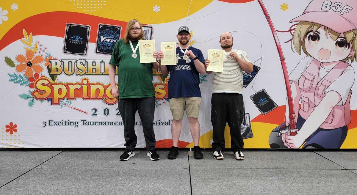 BushiroadEvents's tweet image. 🌸 BSF 2024 🌸

Here are your champions of Bushiroad Spring Fest Duluth, GA (USA) for Weiß Schwarz! 🎉 

🏅 HUNGRY
🥈 Where&apos;s Finisher
🥉 Viet Coffee w/ Crystal Popa

#Bushiroad #BSF2024