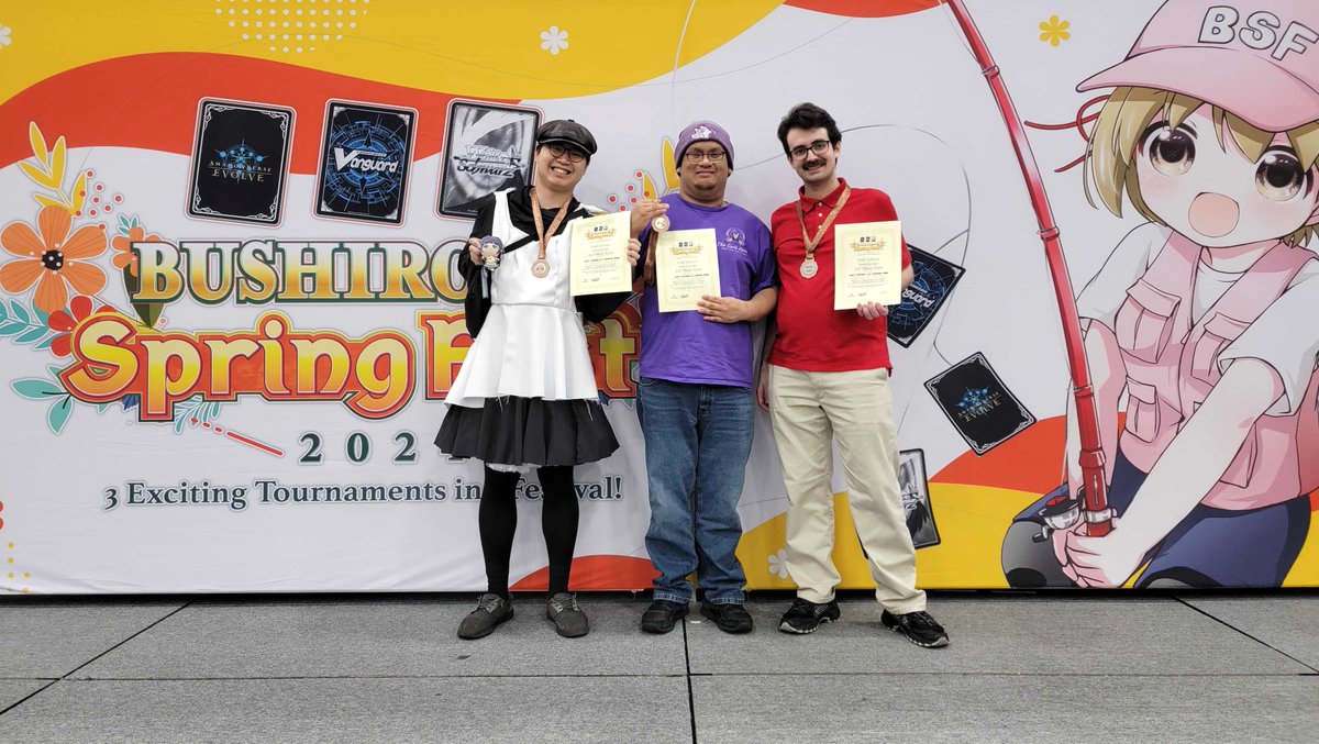 BushiroadEvents's tweet image. 🌸 BSF 2024 🌸

Here are your champions of Bushiroad Spring Fest Duluth, GA (USA) for Weiß Schwarz! 🎉 

🏅 HUNGRY
🥈 Where&apos;s Finisher
🥉 Viet Coffee w/ Crystal Popa

#Bushiroad #BSF2024
