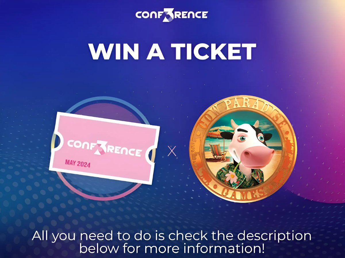 Hello, Dortmund community! We're excited to announce that we're giving away 3 FREE PASSES to the grand Conf3rence 2024! Here's how you can enter to win: 👉🏼 Comment '🐮♥' below 👉🏼 Tag 2 friends 👉🏼 RT this post Don't miss out on this chance to attend one of the most happening