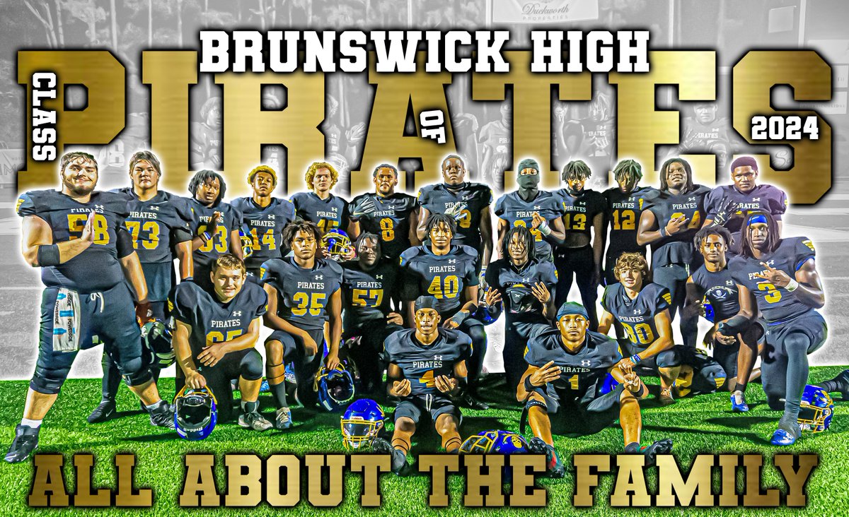 I KNOW IM SUPER LATE BUT I DIDNT FORGET YALL BOYS. MAJOR #SHOUTOUT TO THE @BrunswickFB CLASS OF 2024. CONGRATS ON WALKING CROSS THAT STAGE. AND BEST WISHES TO THOSE THAT WILL BE CONTINUING YOUR EDUCATION AND PLAYING FOOTBALL ON THE NEXT LEVEL.