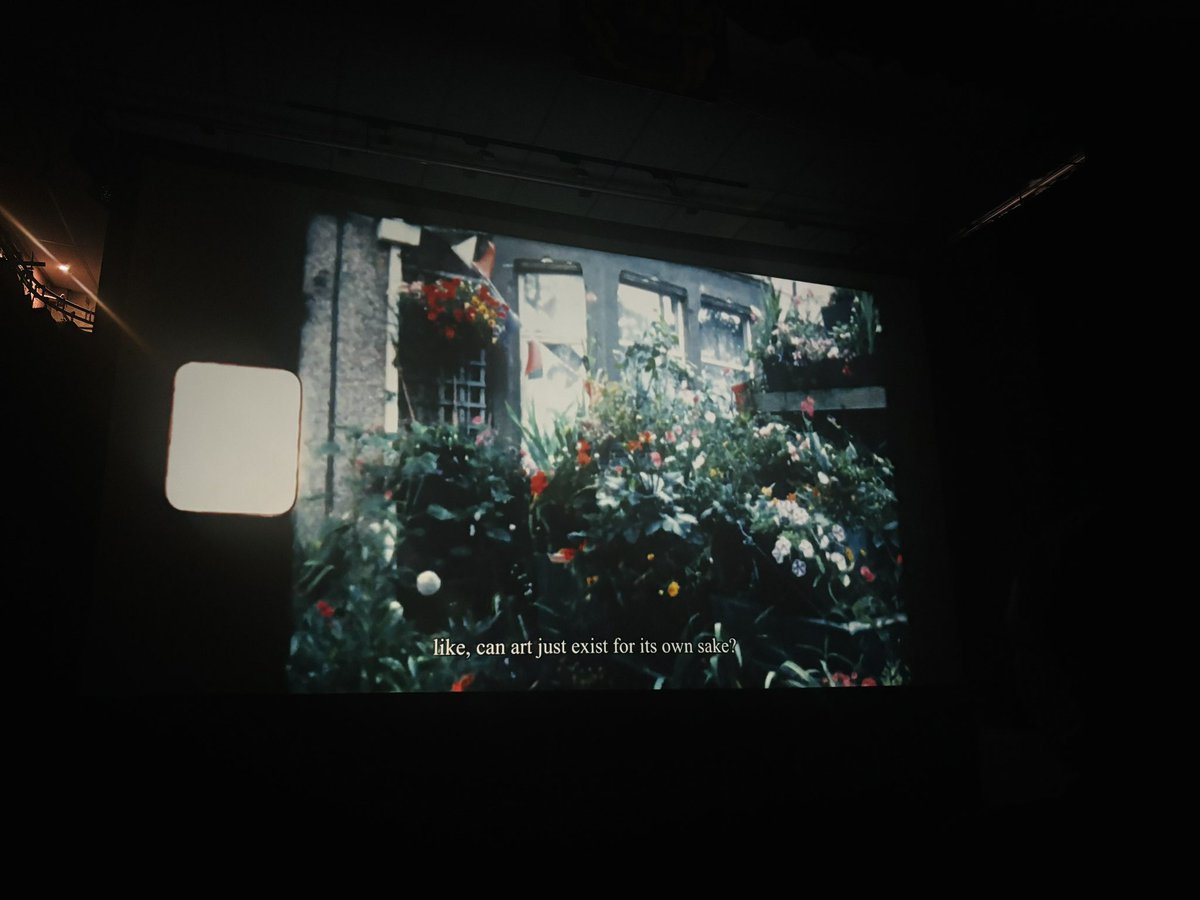 Tonight’s rather lovely screening location Leominster Community Centre & within it the excellent facilities of Playhouse Cinema. Evening beautifully organised & held by …kruse, featuring short films by @WalkspaceWM members. Pic 4 still from Polaroids, Podcasts and Perambulation.