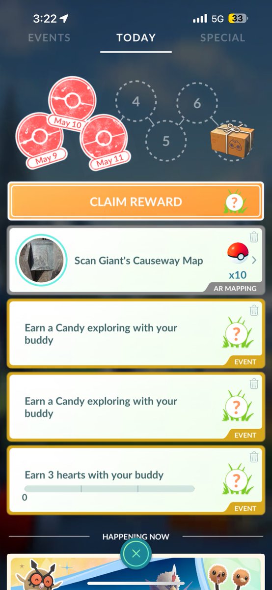 Who actually designs these research tasks… 3 hour event, do things that take away from a scarce time frame. These tasks 100% have to go from research days @NianticLabs @PokemonGoApp