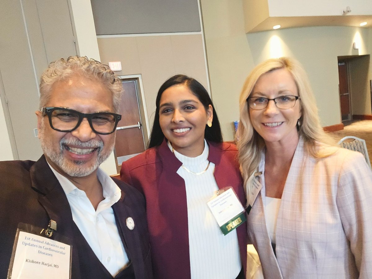 Debapria Das, MD (@priexcitation) on Twitter photo Bringing a pink to purple ombre to #CVAdvancesandUpdatesSLU with <a href="/KishoreHarjai/">Kishore</a> and <a href="/LaurindaHarjai/">Laurinda Harjai</a>
<a href="/SLUCards/">SLU Cardiology Fellowship</a> <a href="/SLU_GME/">SLU Graduate Medical Education</a> <a href="/SSMHealthSTL/">SSM Health St. Louis</a> Bringing a pink to purple ombre to #CVAdvancesandUpdatesSLU with <a href="/KishoreHarjai/">Kishore</a> and <a href="/LaurindaHarjai/">Laurinda Harjai</a>
<a href="/SLUCards/">SLU Cardiology Fellowship</a> <a href="/SLU_GME/">SLU Graduate Medical Education</a> <a href="/SSMHealthSTL/">SSM Health St. Louis</a>