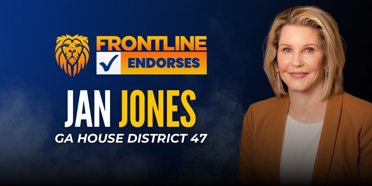 Speaker Pro Tem @JanJonesGA has been an effective and indispensable champion in the battle for the next generation, and we are proud to endorse her for House District 47! #HD47