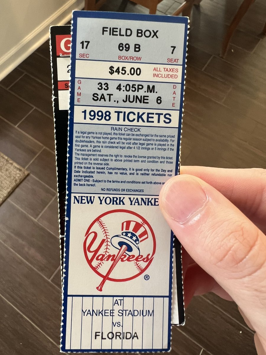 Got Yankee tickets for $45. Can’t wait to go!