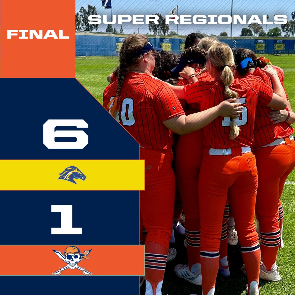 An INCREDIBLE season came to an end for the OCC softball team as the Pirates fell to defending state champion, Cypress College, 6-1 on Saturday in the Southern California Super Regional Playoffs. So proud of this team and its coaching staff! @orangecoast @OCCFastpitch