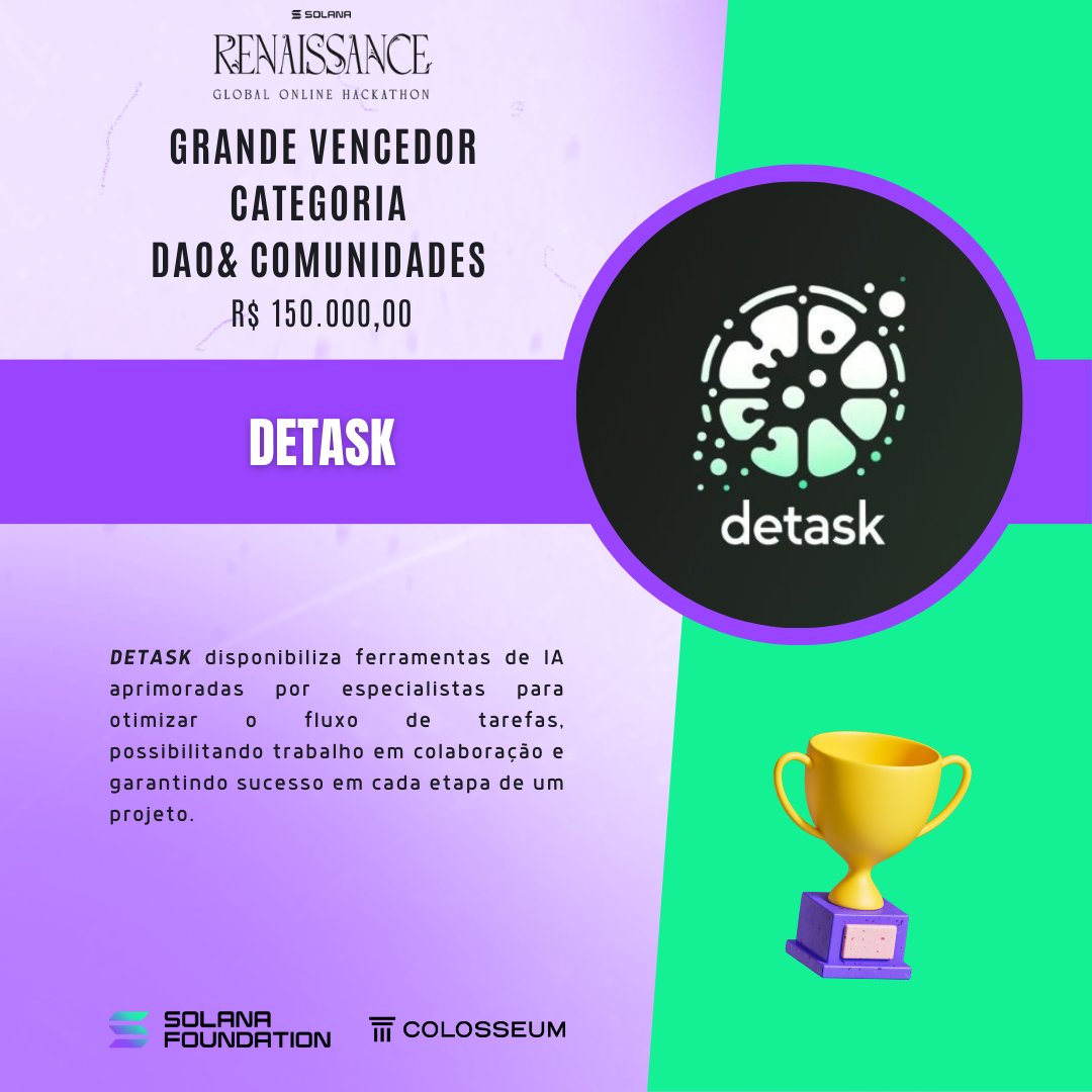 @detask_ai disponibiliza ferramentas de IA aprimoradas por especialistas para otimizar o fluxo de tarefas, possibilitando trabalho em colaboração e garantindo sucesso em cada etapa de um projeto.