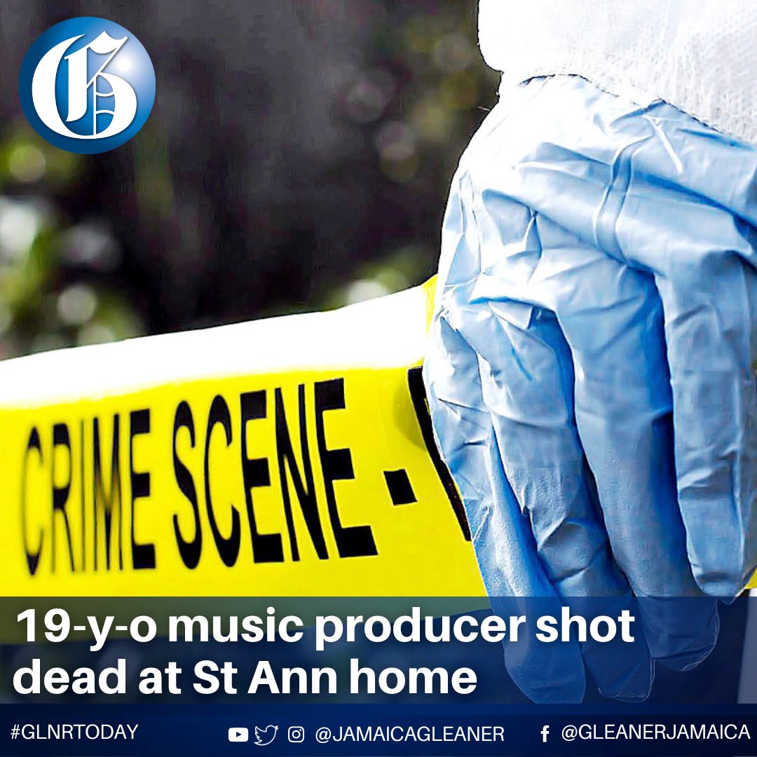 The Ocho Rios police in St Ann are investigating the murder of a 19-year-old music producer in the parish last night.

Read more: jamaica-gleaner.com/article/news/2… #GLNRToday