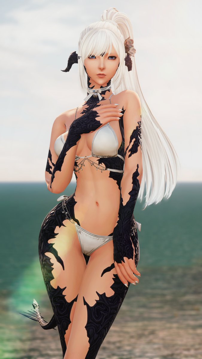 Swimsuit Saturday, or something. 🤍

#FFXIV | #GPOSERS