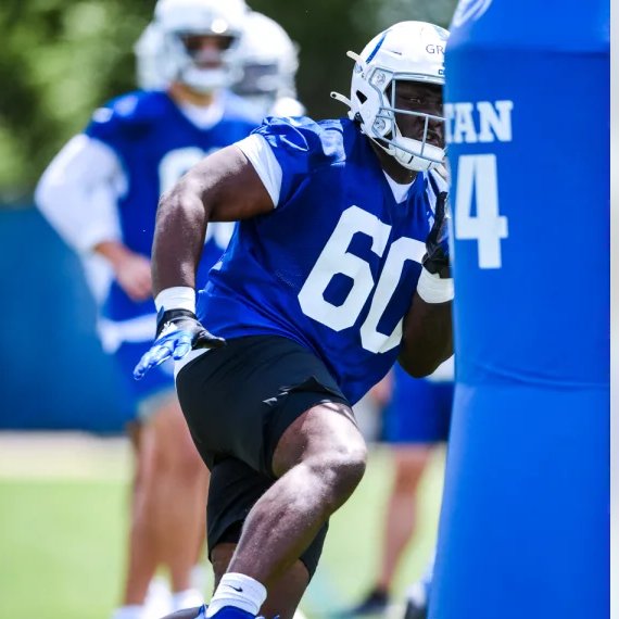 HBCUSports1's tweet image. South Carolina State DL Jeblonski Green, Indianapolis Colts rookie minicamp