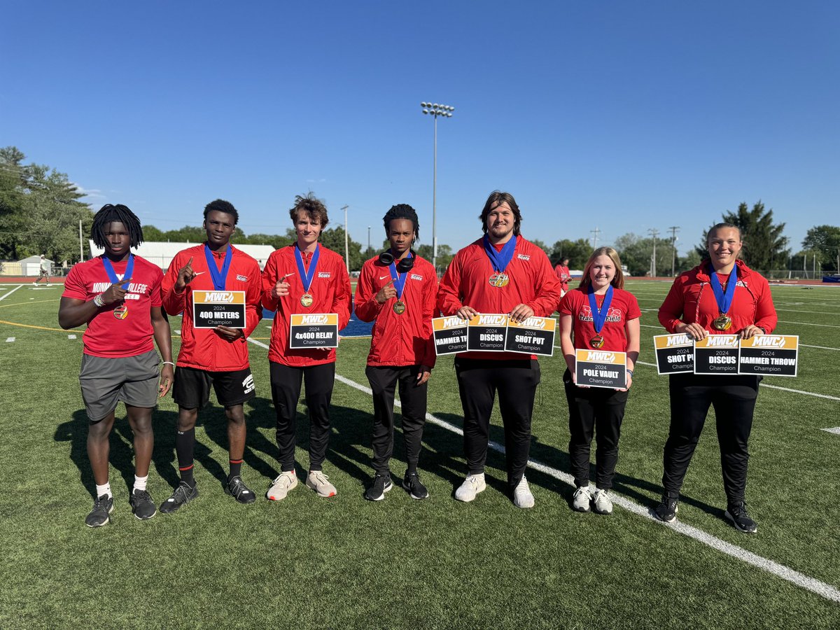 We had nine total champions for @ScotsTFXC at the MWC meet! #RollScots @MonmouthCollege 

📸 @mbaker1MCTF