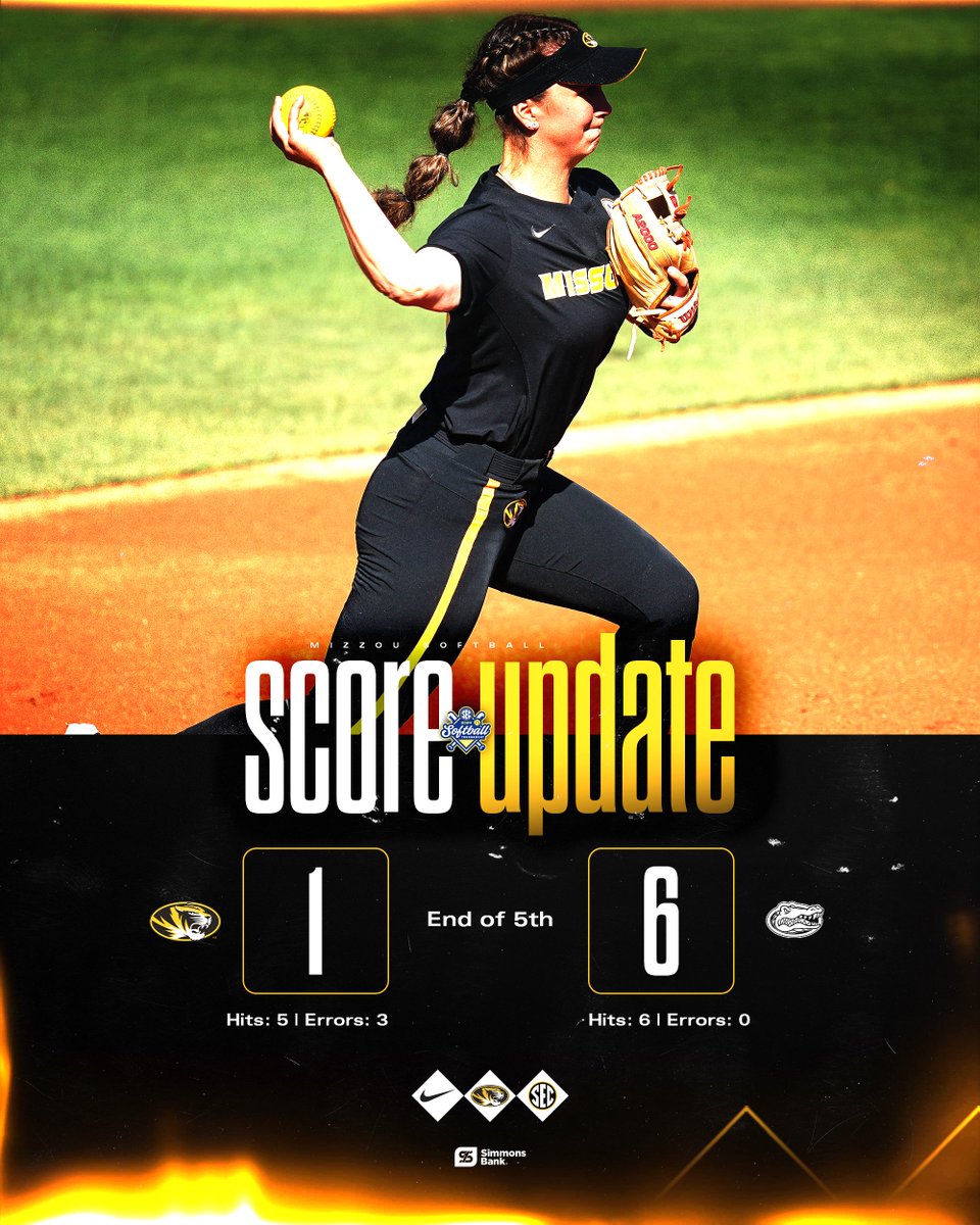 We head to the sixth at Jane B. Moore Field!! #OwnIt #MIZ 🐯🥎 | #SECSB