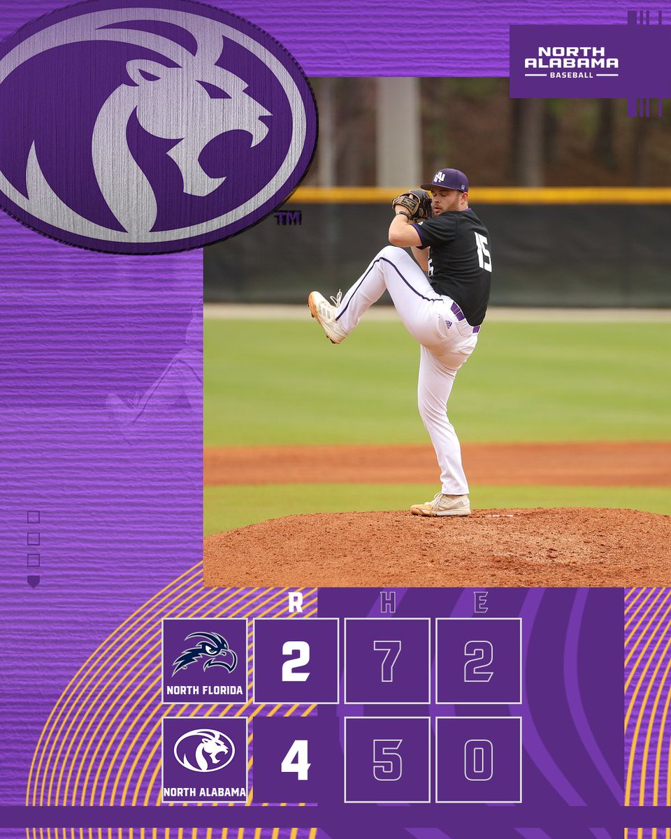 🚨 LIONS WIN 🚨 UNA evens the series at one a piece moving into Sunday's home finale #RoarLions 🦁