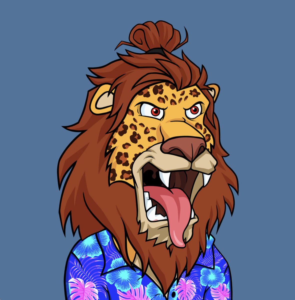 So even though I don't buy NFTs anymore, I bought one today and gave up my blue check to make it my PFP. How'd I do? Can I get some @LazyLionsNFT ROARs???