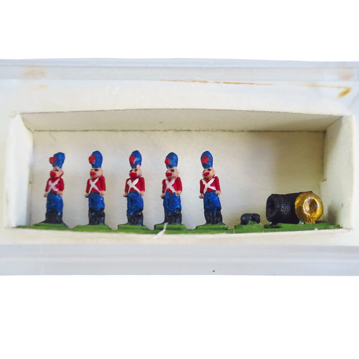 Vintage Handmade Micro 1:144 Soldiers and Cannon • Dolls Toy • Vintage Micro Miniature Model One of a Kind tuppu.net/15bbfaa8 #VintageFun #Etsyteamunity #SMILEtt23 #SwirlingOrange11