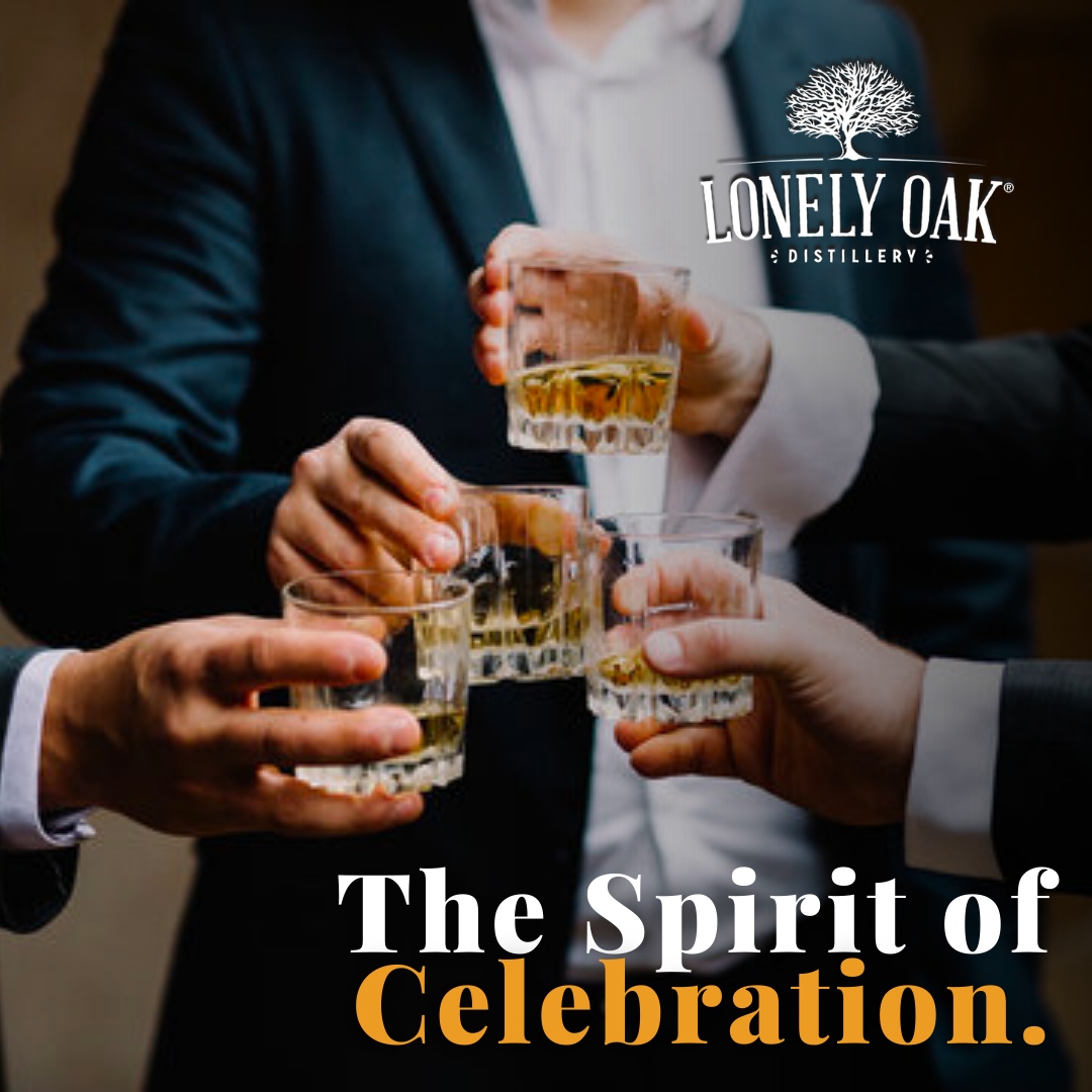 No occasion is complete without the perfect drink to toast to the spirit of celebration! 🥂 🎉  Cheers!

#Iowa #Bourbon #Whiskey #RyeWhiskey #FarmToTable #DrinkLocalIowa #agriculture #farmlife #whiskeylovers #SteepleRidgeBourbon #LonelyOakDistillery