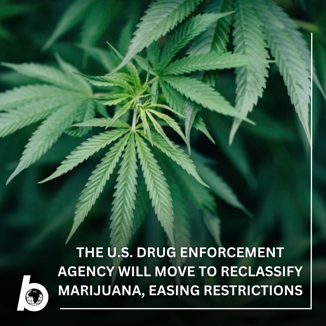 In a historic move, the @deahq will move to reclassify marijuana to a Schedule III drug, easing its restrictions nationwide, if approved. @tezlynfigaro is breaking down the details of the announcement on the Straight Shot, No Chaser podcast! Tap in ⬇️ 🥃: loom.ly/ZkIe_-8