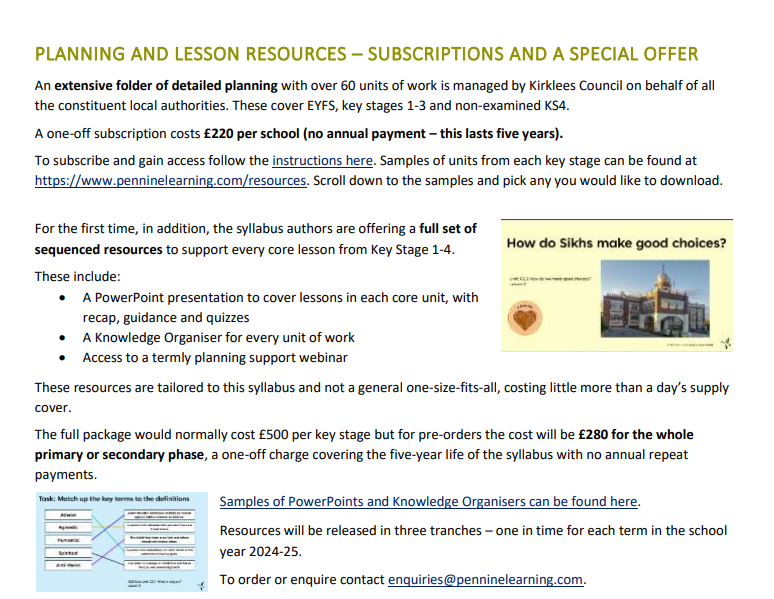 PennineLearning's tweet image. A reminder that we are taking orders for the Believing and Belonging Syllabus resources. Complete PowerPoints that can be used immediately! If you are not in West Yorkshire, feel free to drop a line to have a chat about these! #worldviews #BigIdeas @RE_Hubs @NASACRE @JakeLuke_RE